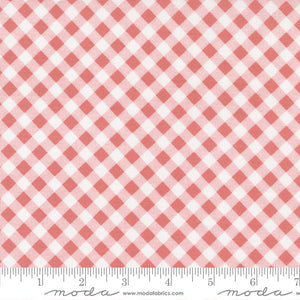 5 YARD CUT Country Rose Pink Gingham by Lella Boutique for Moda 5174 13