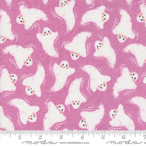 5 YARD CUT Hey Boo Purple Haze Ghost by Lella Boutique for Moda 5211 15